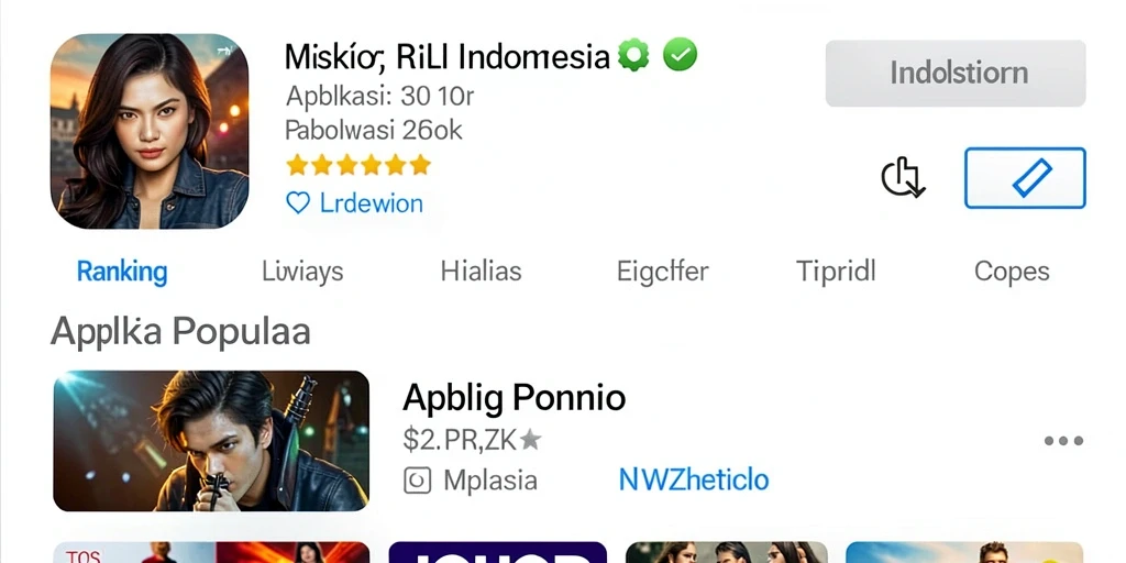 Tampilan karakter yang menawan dan menarik.
