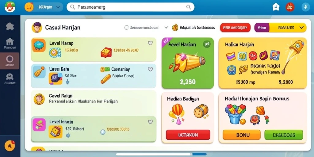 Tampilan antarmuka aplikasi yang modern dan menarik.