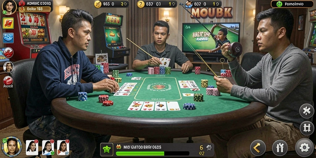 Tangkapan layar menampilkan karakter utama dalam aksi pertempuran.