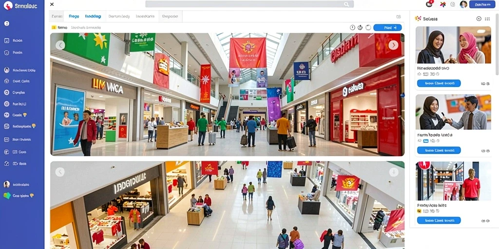 Tampilan utama aplikasi dengan grafik yang menarik.