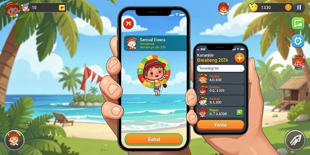 Tampilan menu utama yang menarik dan mudah dinavigasi.