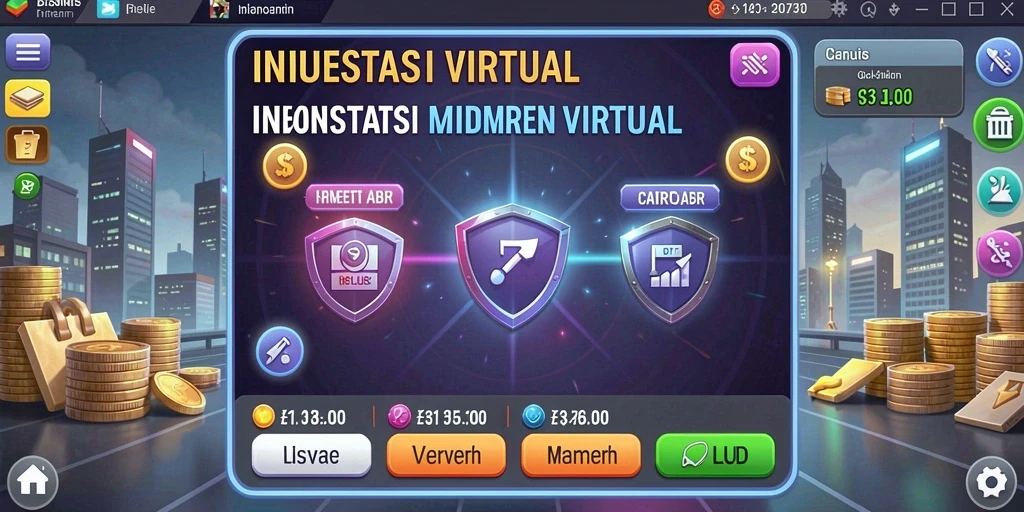 Tampilan antarmuka game yang menarik.
